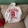 Chicago Bulls NBA White Hoodie Age 8-9 Image 2