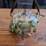 1950s Vintage Japanese Majolica Conch Shell Teapot Image 6
