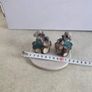 Set Of Tow Dog Fegurine Drumer On Stand Image 3