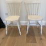 Kitchen Chairs x 2 - Windsor - Antique Farmhouse. Image 3
