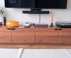 Wood TV cabinet