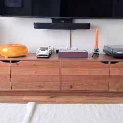 Wood TV cabinet