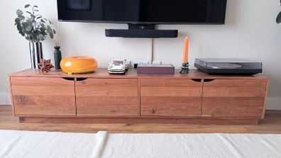 Wood TV cabinet