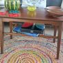 Fabulous Mid-Century Modern, 50s Style, Retro Compact-Sized Coffee Table with Slatted Magazine/Book Shelf Image 6