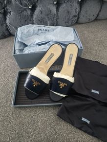 Prada Leather Mules