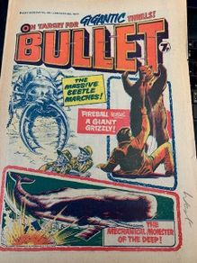 Bullet Comic x 10 Issues  29,34,35, 38,39,40,41,46,48,497-Not Continuous Running intermittently from -Sept 30th 1978 -15th Jan 197-DC Thompson-Vintage UK Comics