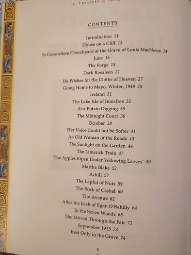 A Treasure Of Irish  Verse. Edited By David Gibbon. First Edition Hardback With Dustjacket In Very Good Condition. 36.