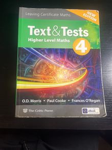 Leaving cert text & tests 4 high level maths