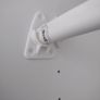 Screw mounted rod pipes holders in black/white/blue/red colors Image 5