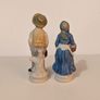 Vintage Porcelain Figurine Old Man Woman Farmer & Wife Image 2