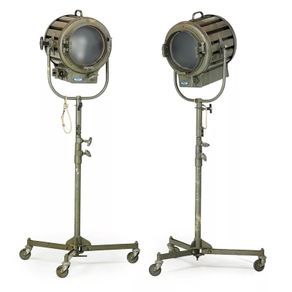 vintage Mole Richardson stage tungsten lights