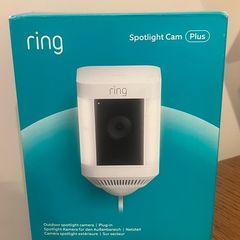 Ring Spotlight Cam Plus New  Outdoor plug in