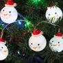 Christmas Light,Led Christmas Snowman String Starry Light for Gardens,Home,Wedding,Christmas Party,Battery-Powered,Christmas Decoration,Warm White (FREE POSTAGE) Image 3