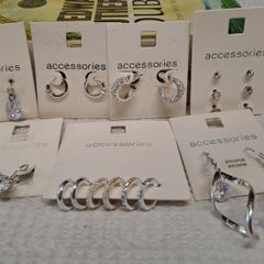 Sparkly Earrings Bundle 11 Pairs NEW