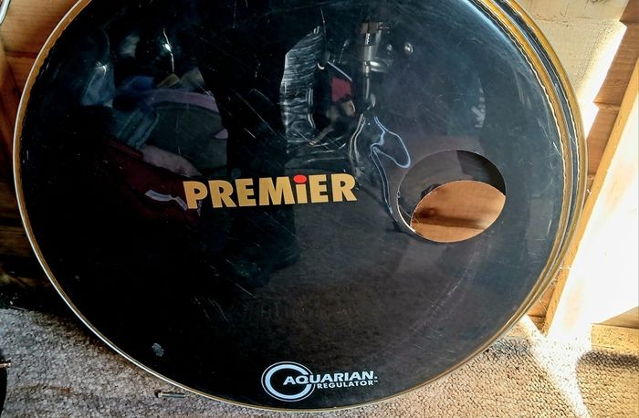 22" bass drum reso heads