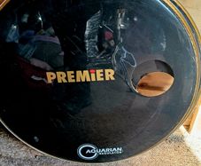 22" bass drum reso heads