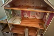 Large wooden dollhouse