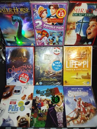 Sealed Kids and fammily DVD Collection  Movies  Various Titles