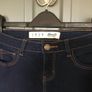 Pennys slim fit navy girls jeans size 4 Image 2