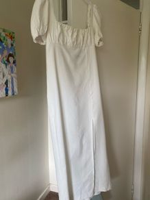 Zara white dress
