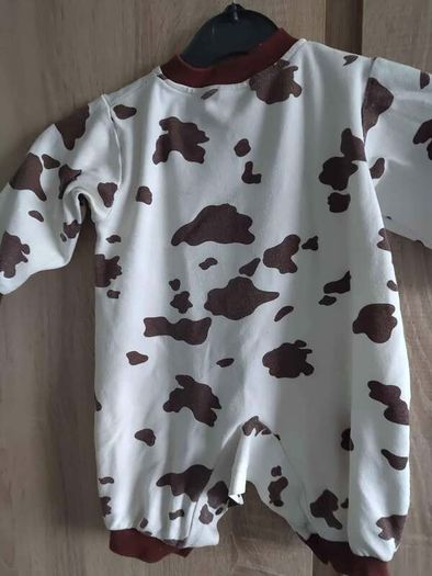 3/4 Cow type baby playsuit fits 12- 18 months