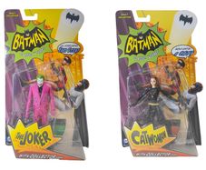 Batman Classic TV Series The Joker  Catwoman Mattel Action Figure 2013