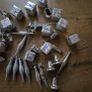 34 mini christmas tree decorations Silver Image 4
