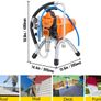 Airless Paint Sprayer with High Pressure Hose, 2200W Wall Paint Gun, 3000PSI 2L/min Brushless Motor Included, for Interior and Exterior Painting, Fence Accessories Image 7
