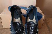 Glitter espadrilles blank - size UK 2