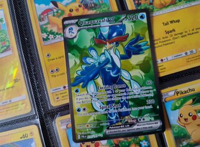 Quaquaval EX ! Ultra Rare ! from Paldea Evolved Set ! 2023 ! Pokemon Card !
