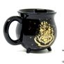 Harry Potter Cauldron Mug Crest Hogwarts Ceramic Mug Primark Black Mug Image 2
