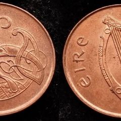[#2142] - Ireland 1996 | 2 Pence | Irish 2p | KM.21a | UNC