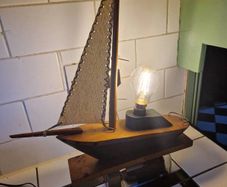 Asgard 1 Irish Mid Century period Vintage lamp model of  Asgard 1 wooden lamp