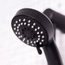 Slide Rail Shower Kit Matt Black Image 2