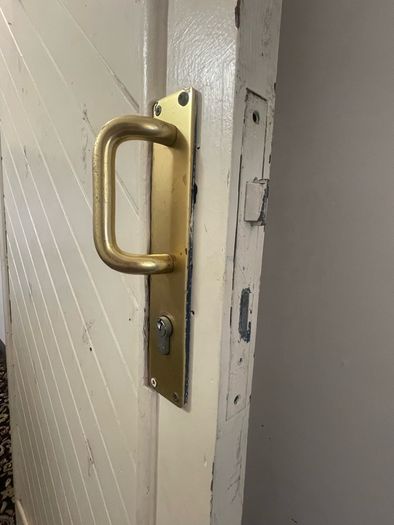 solid exterior door