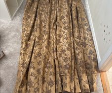 Luxurious gold curtains