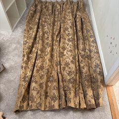 Luxurious gold curtains