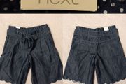 Next Denim Shorts, New With Tags