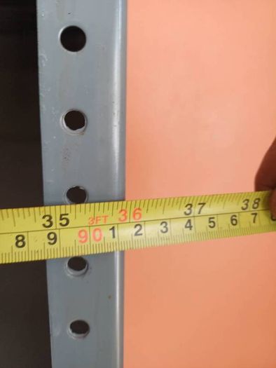industrial steel shelving unit job lot five pieces