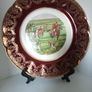 Vintage Collectible Arklow Pottery Plate Hunting Image 2
