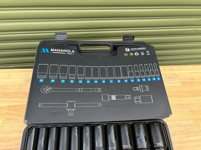 Manarola Professional 23pc 1/2 Deep Impact Socket Set