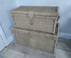 Wicker Baskets x2