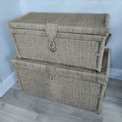 Wicker Baskets x2