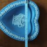 Vintage Wedgwood blue jasper stoneware two-piece set of vases and trifle saucers. Image 6