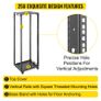 Open Frame 4-Post Network Server Rack 25 U Design Cold-rolled Steel Rack 1200 LBS Load Capacity With 4 Casters for Server Image 3