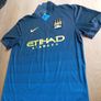 Manchester City 2014/15 Away Jersey - Size L (Rare "EL DUENDE" Navas #15) Image 2
