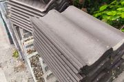 Double pan roof tiles - brown