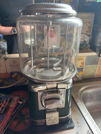 Vintage Beaver Gumball Machine / Candy Dispenser