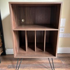 Vinyl Record Player Stand / Turntable Storage Cabinet - Hairpin Legs