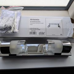 Artemis dual spotlight IP44 bathroom light